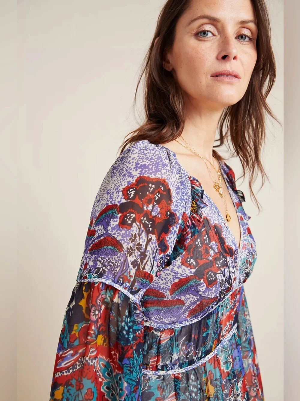 Anthropology Maeve Annabella Boho Maxi Dress - Picture 3 of 7